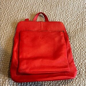 Source Unknown Red Backpack